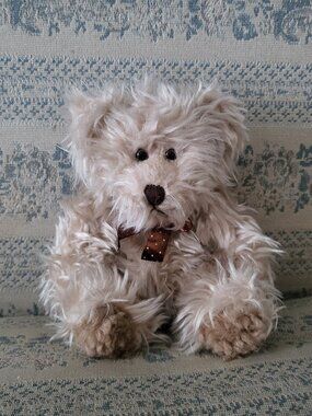 Vintage 1990s Russ Berrie Radcliffe Shaggy Teddy Bear Plush Mini
